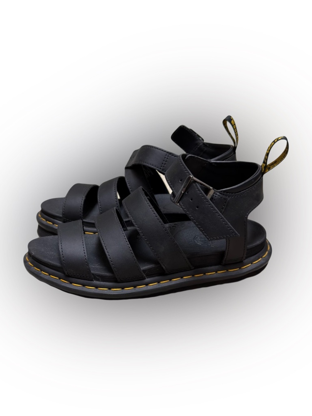 Dr. Martens Blaire Black Leather Strappy Women’s Sandals